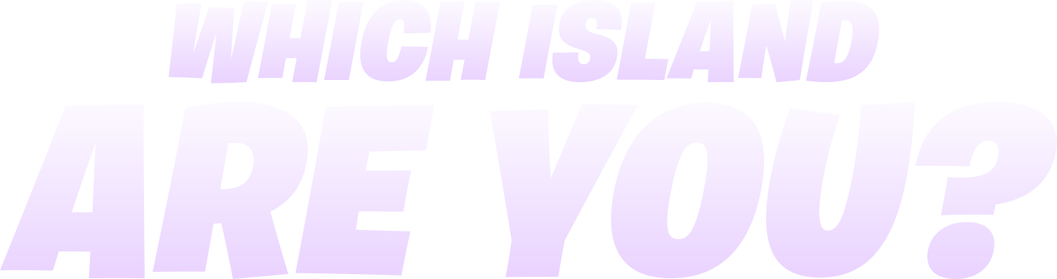 Which Island Are You?